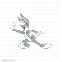Bugs Bunny 040 svg dxf eps pdf png