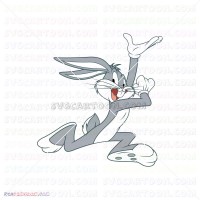 Bugs Bunny 045 svg dxf eps pdf png