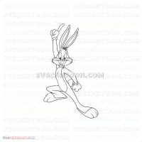 Bugs Bunny 046 svg dxf eps pdf png