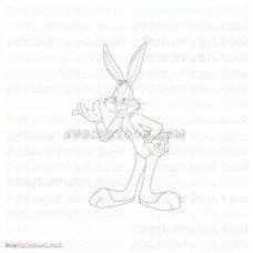 Bugs Bunny 048 svg dxf eps pdf png