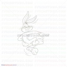 Bugs Bunny 050 svg dxf eps pdf png