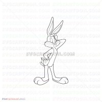 Bugs Bunny 051 svg dxf eps pdf png