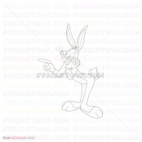 Bugs Bunny 053 svg dxf eps pdf png