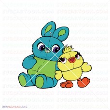 Bunny And Ducky Toy Story 015 svg dxf eps pdf png