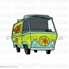 Bus Scooby Doo svg dxf eps pdf png