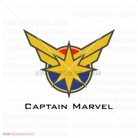 Captain Marvel svg dxf eps pdf png