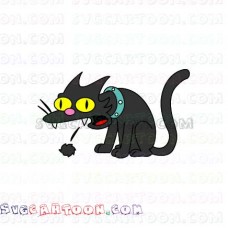 Cat The Simpsons Snowball 2 svg dxf eps pdf png