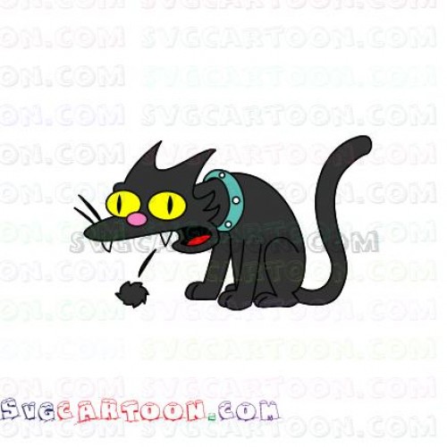 Download Cat The Simpsons Snowball 2 Svg Dxf Eps Pdf Png