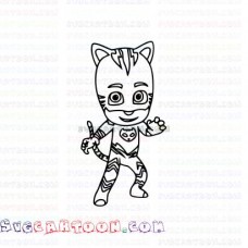 Catboy CP PJ Masks svg dxf eps pdf png