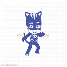 Catboy Silhouette Pj Masks 008 svg dxf eps pdf png
