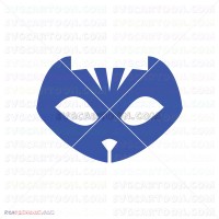 Catboy Silhouette Pj Masks 009 svg dxf eps pdf png