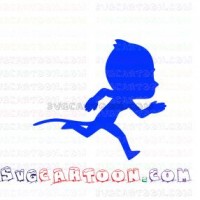 Catboy Silhouettes Blue PJ Masks svg dxf eps pdf png