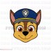 Chase Face Paw Patrol svg dxf eps pdf png