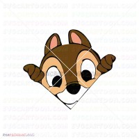 Chip and Dale Squirrel 002 svg dxf eps pdf png