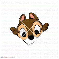 Chip and Dale Squirrel 002 svg dxf eps pdf png