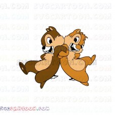 Chip and Dale very happy svg dxf eps pdf png