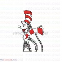 Christmas Day Dr Seuss The Cat in the Hat svg dxf eps pdf png