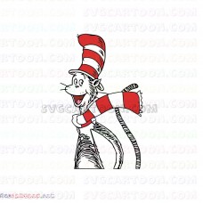 Christmas Day Dr Seuss The Cat in the Hat svg dxf eps pdf png