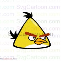 Chuck Face 2 Angry Birds svg dxf eps pdf png
