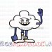 Cloud guy 2 Trolls svg dxf eps pdf png