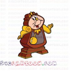 Cogsworth Beauty and the Beast svg dxf eps pdf png