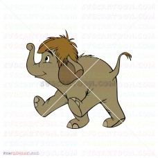 Colonel Hathi The Elephant The Jungle Book 015 svg dxf eps pdf png
