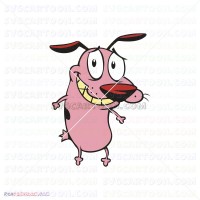 Courage the Cowardly Dog 002 svg dxf eps pdf png