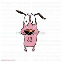 Courage the Cowardly Dog 003 svg dxf eps pdf png