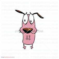 Courage the Cowardly Dog 003 svg dxf eps pdf png