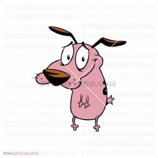Courage the Cowardly Dog 004 svg dxf eps pdf png