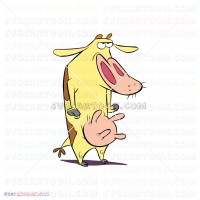 Cow and Chicken 021 svg dxf eps pdf png