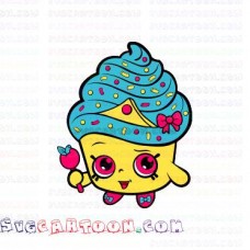 Cupcake Queen Shopkins svg dxf eps pdf png
