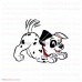 Cute Puppy Puppies 101 Dalmatians 045 svg dxf eps pdf png