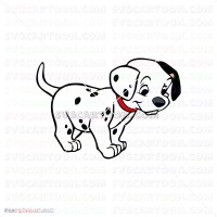 Cute Puppy Puppies 101 Dalmatians 048 svg dxf eps pdf png