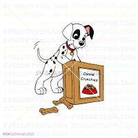 Cute Puppy Puppies 101 Dalmatians 053 svg dxf eps pdf png