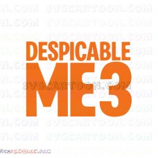 Despicable Me Logo svg dxf eps pdf png