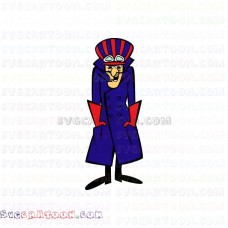 Dick Dastardly The Wacky Races svg dxf eps pdf png