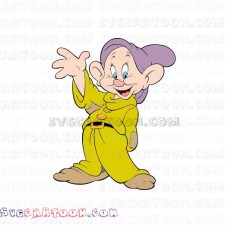 Dopey Snow White and the Seven Dwarfs svg dxf eps pdf png