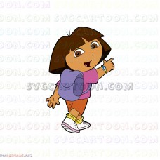 Dora Back to School 2 Dora the Explorer svg dxf eps pdf png