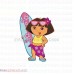 Dora with Surfboard Dora and Friends svg dxf eps pdf png