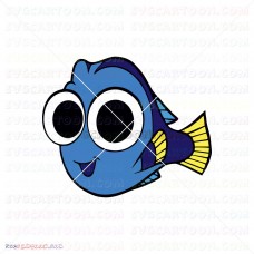 Dory Finding Nemo 004 svg dxf eps pdf png