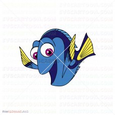 Dory Finding Nemo 005 svg dxf eps pdf png