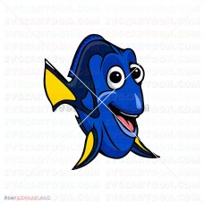 Dory Finding Nemo 021 svg dxf eps pdf png