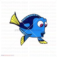 Dory Finding Nemo 024 svg dxf eps pdf png
