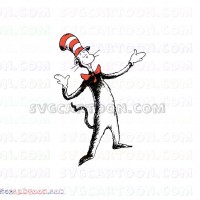 Dr Seuss The Cat in the Hat 3 svg dxf eps pdf png