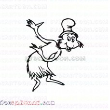 Dr Seuss The Cat in the Hat green eggs and ham Waiter server svg dxf eps pdf png