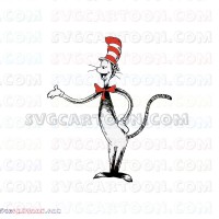 Dr Seuss The Cat in the Hat very happy svg dxf eps pdf png