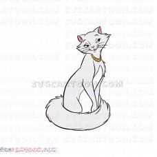 Duchess The Aristocats svg dxf eps pdf png