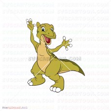 Ducky Dinosaur Land Before Time 001 svg dxf eps pdf png
