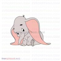 Dumbo Baby Elephant 2 svg dxf eps pdf png